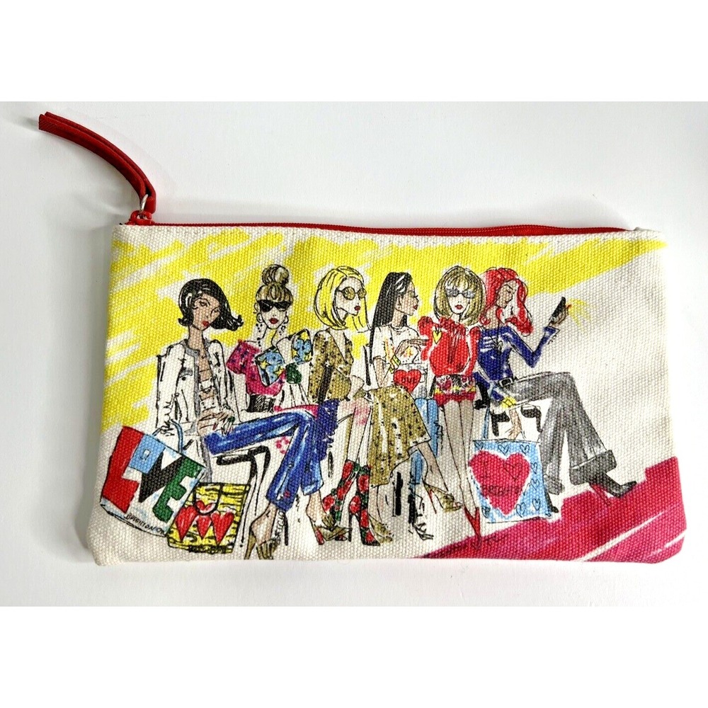 BRIGHTON 2018 Love Brighton Canvas Women Accessories Makeup Cosmetic Bag Pouch